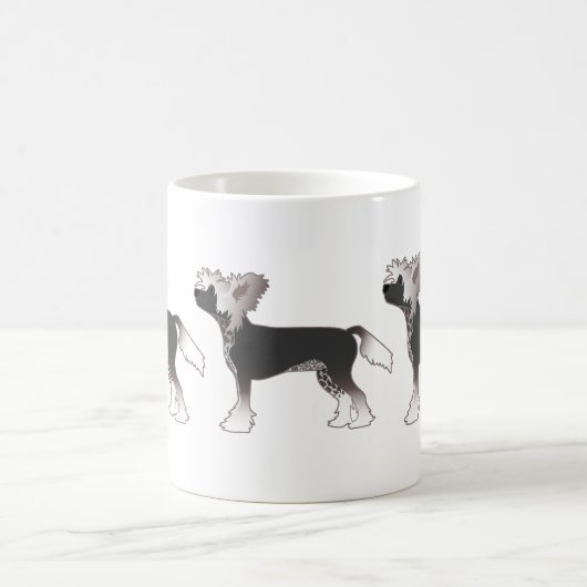 Chinese Crested Speelgoed Dog Basic Breed Illustra Koffiemok (Center)