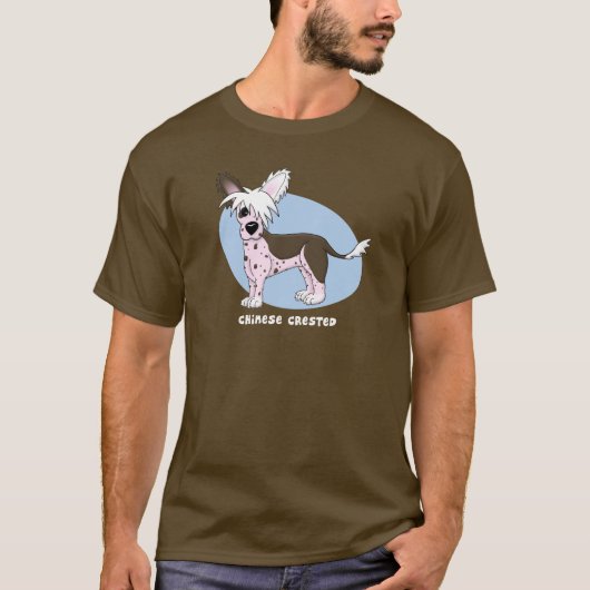 Chinese Crested T-Shirt (Voorkant)