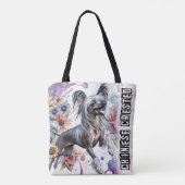 Chinese Crested Tote Bag (Achterkant)