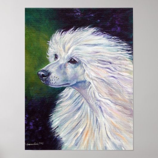 Chinese Crested Wall Print (Voorkant)