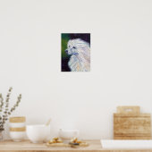 Chinese Crested Wall Print (Keuken)