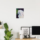 Chinese Crested Wall Print (Thuiskantoor)