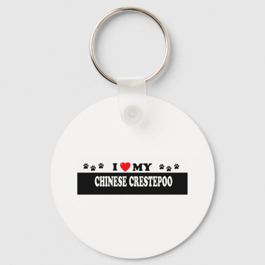 CHINESE CRESTEPOO SLEUTELHANGER (Voorkant)