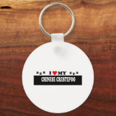 CHINESE CRESTEPOO SLEUTELHANGER (Voorkant)
