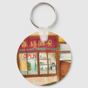 Chinese cuisine-Sleutelhanger (Pike Place Seattle) Sleutelhanger