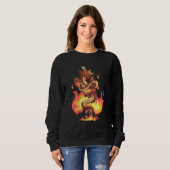 Chinese Cultuur China Mythical Fantasy Createf Fi Trui (Voorkant volledig)