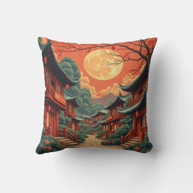 Chinese cultuur, high-end koninginnenkroon, archit kussen (Achterkant)