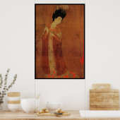 Chinese dame (IV) Poster (Keuken)