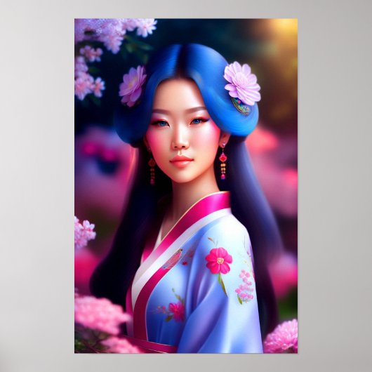 Chinese dame poster (Voorkant)
