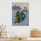 Chinese Destiny Dragon Poster (Keuken)