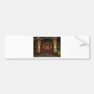 Chinese Deur Bumpersticker