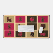 Chinese Dierenriem Bureaumat (Keyboard & Muis)