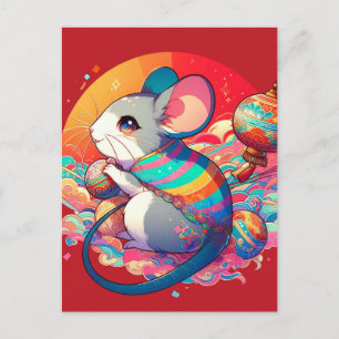 Chinese dierenriem: van ratten tot rijkdommen briefkaart