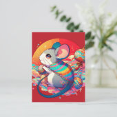 Chinese dierenriem: van ratten tot rijkdommen briefkaart (Staand voorkant)