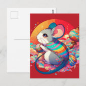 Chinese dierenriem: van ratten tot rijkdommen briefkaart (Voorkant / Achterkant)