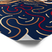 Chinese dierentuin | Digitale Zodiac-afdrukken Poster (Hoek)