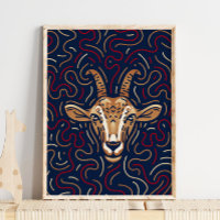 Chinese dierentuin | Digitale Zodiac-afdrukken