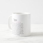 Chinese dierentuin (Jaar van de Tijger) 2 Koffiemok (Voorkant links)