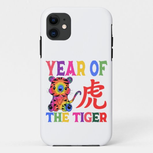 Chinese dierentuin - Jaar van de tijger in de rege Case-Mate iPhone Case (Achterkant)