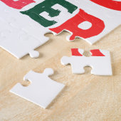 Chinese dierentuin - Jaar van de tijger in de rege Legpuzzel (Zijkant)