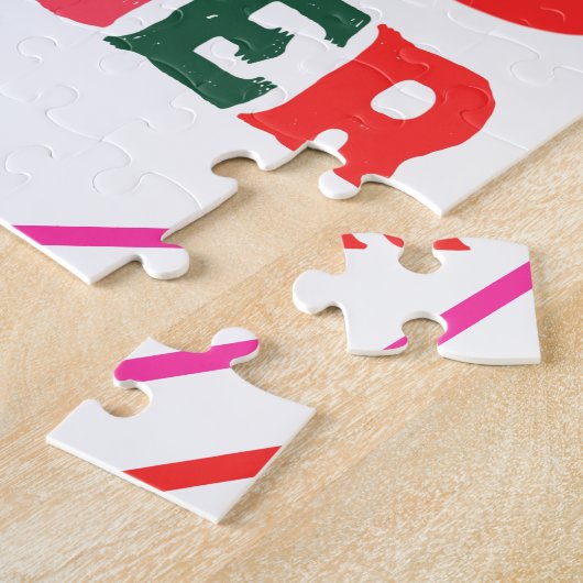 Chinese dierentuin - Jaar van de tijger in de rege Legpuzzel (Zijkant)