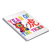 Chinese dierentuin - Jaar van de tijger in de rege Notitieboek (Rechterzijde)