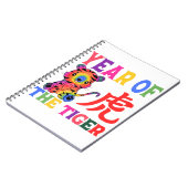 Chinese dierentuin - Jaar van de tijger in de rege Notitieboek (Linkerzijde)