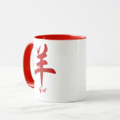 Chinese dierentuin mok (Voorkant links)