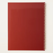 Chinese dierentuindieren tekenen rond nieuwjaar planner (Achterkant)