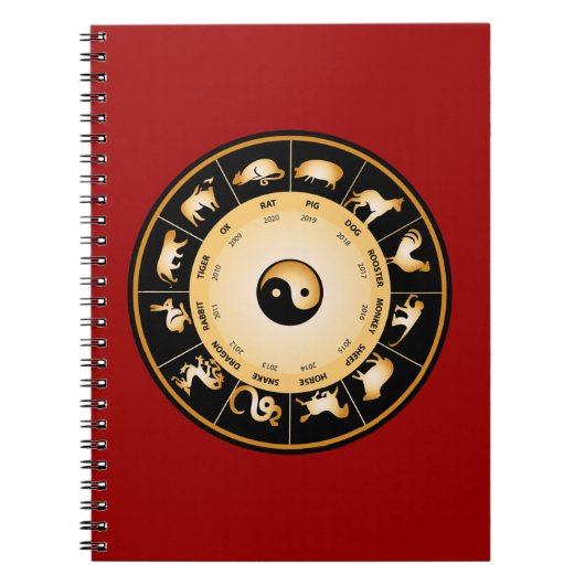 Chinese Dierriem Notitieboek (Voorkant)