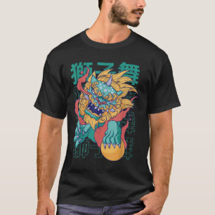 Chinese Dog Dragon Tattoo Mythologie Cultuur Fanta T-shirt