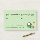 Chinese dokter uil - Post-It-Notes blok Post-it® Notes (Op bureau)