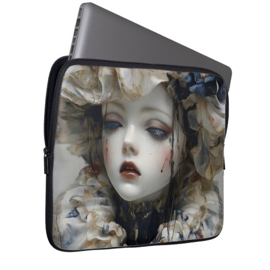 Chinese dollar laptop sleeve (Voorkant Rechts)