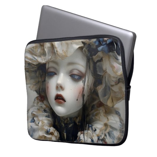 Chinese dollar laptop sleeve (Voorkant Links)