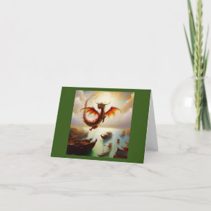 Chinese draak (10) kaart