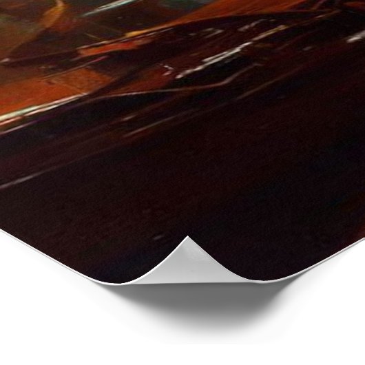 Chinese draak (10) poster (Hoek)