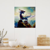 Chinese draak (12) poster (Keuken)