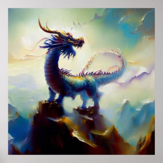 Chinese draak (12) poster (Voorkant)