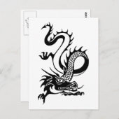 Chinese draak (13) briefkaart (Voorkant / Achterkant)
