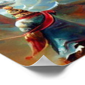 Chinese draak (13) poster (Hoek)