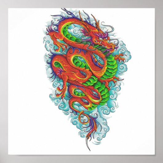 Chinese draak 2 poster (Voorkant)