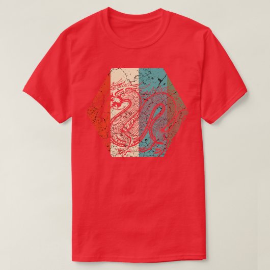 Chinese Draak 35 T-shirt (Design voorkant)
