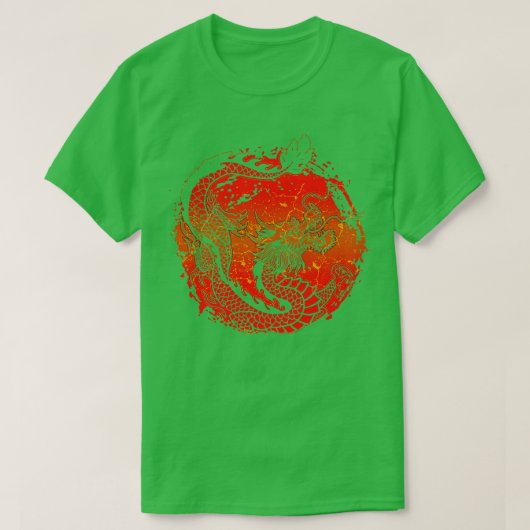 Chinese Draak 41 T-shirt (Design voorkant)