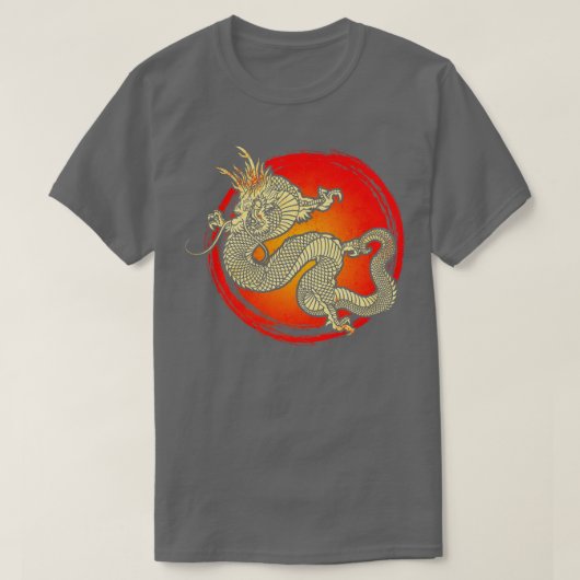 Chinese Draak 9 T-shirt (Design voorkant)