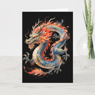 Chinese Draak Aziatische Mythologie Dierenriem  Kaart