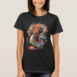 Chinese Draak Aziatische Mythologie Dierenriem T-shirt