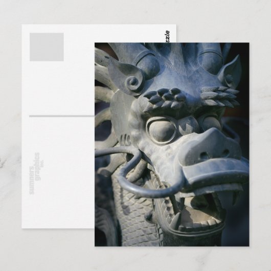 chinese draak briefkaart (Voorkant / Achterkant)