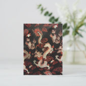 Chinese draak briefkaart (Staand voorkant)