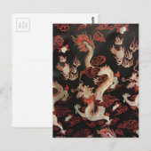 Chinese draak briefkaart (Voorkant / Achterkant)