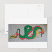 Chinese draak briefkaart (Voorkant / Achterkant)